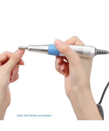 30000RPM Electric Nail Drill Pen Handpiece for Manicure Pedicure - White - Buy Online on GoSupps.com