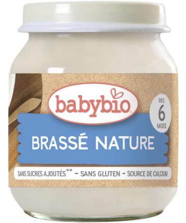Babybio - French Cow Milk - Small Pots Brewed Nature 2x130g - 6 Months - Organic - Pack of 6 - Buy Online on GoSupps.com