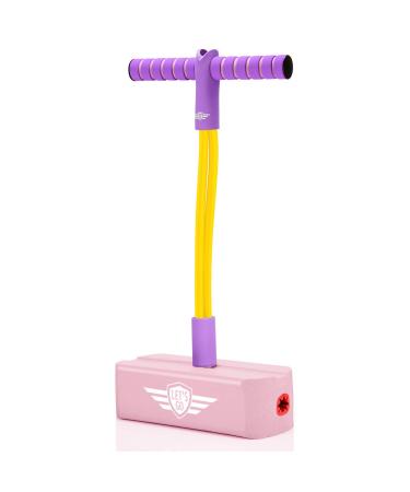 superwinky 3-12 Year Old Girl Gifts , Pogo Stick for Kids Age 5-12 Year Old Girl Toys Age 3-12 Gifts for 3-12 Year Old Girls Pink