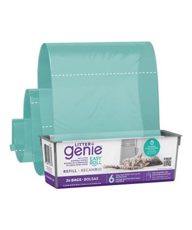 Litter Genie Easy Roll Continuous Refill Bags (1-Pack) | Multi-Layers of Odor-Barrier Technology | Includes 24 Bags - Buy Online on GoSupps.com