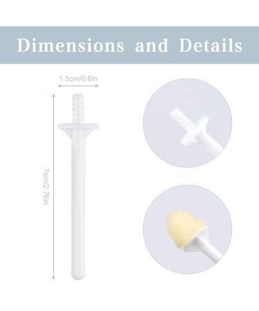 60-Piece Plastic Nose Wax Sticks | Nose Wax Applicators for Hair Removal and Nostril Cleaning - Buy Online on GoSupps.com