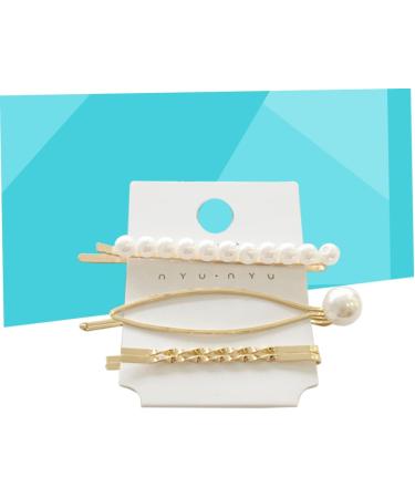Angoily Set Handmade Hair Accessories Pearl Bobby Pin Decorative Snap Hairpins Bride Hair Clip Bridal Hair Clip Pearl Clips for Hair Pearl Hair Barrettes Temperament South Korea - Buy Online on GoSupps.com