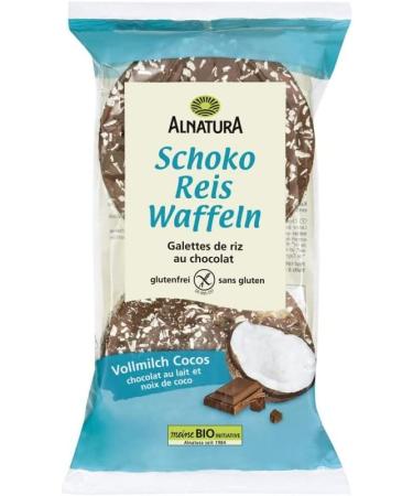 ALNATURA - Milk Chocolate Coconut Rice Cakes 100G - Pack of 4 - Sold in Packs - Buy Online on GoSupps.com