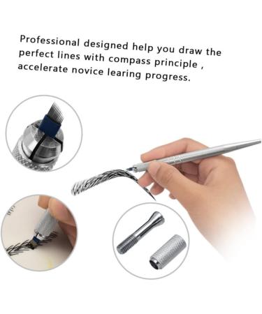 Beatifufu 1pc Permanent Eyebrow Pen Brow Pencil Makeup Eyebrow Pen Silver - Buy Online on GoSupps.com