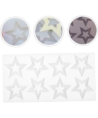 Silicone Mold Silicone Star Mold Star Chocolate Molds Candy Mold Epoxy Resin Craft Silicone Chocolate Mold Resin Letter Molds Star Fondant Cake White Silica Gel Insert Star Shape - Buy Online on GoSupps.com