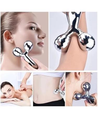 Buy Ice Roller & Gua Sha Jade Roller Set - Facial Massager Combo for Smoother Skin | Reusable Face & Body Roller for Women & Men - Buy Online on GoSupps.com
