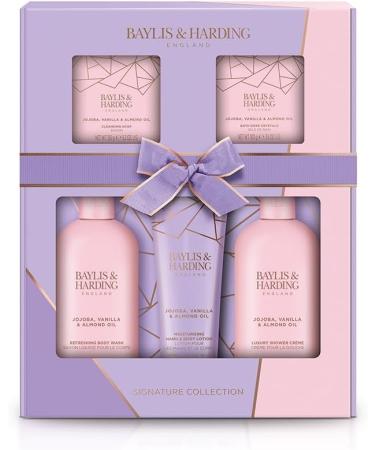 Baylis & Harding Jojoba Vanilla & Almond Oil Perfect Pamper Gift Set - Vegan Friendly - Buy Online on GoSupps.com