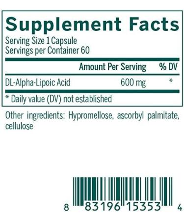 Genestra Brands Super Lipoic Acid - Alpha Lipoic Acid for Metabolism Support & Antioxidants - 60 Capsules | Buy Internationally - Buy Online on GoSupps.com