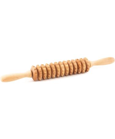 Mr. Woodware Professional 15.6 Wooden Lymphatic Drainage Straight Roller - Soft Tissue Therapy - Recommended by Pros - Buy Online on GoSupps.com