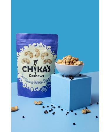 CHIKA'S - Nuts & Plantain Taster Box - 12 x 35g Bags - Smoked Almonds Nut Mix Cashews & Plantains - Buy Online on GoSupps.com