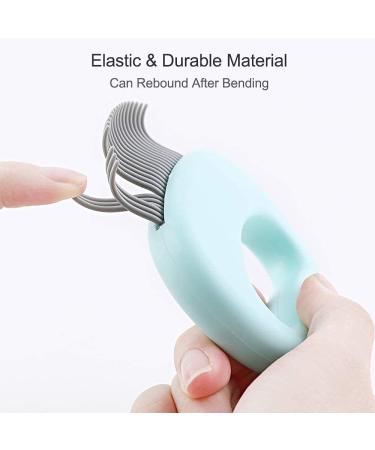 Cat & Dog Comb Massager - Pet Hair Removal Shell Comb Tool (Blue) - Buy Online on GoSupps.com
