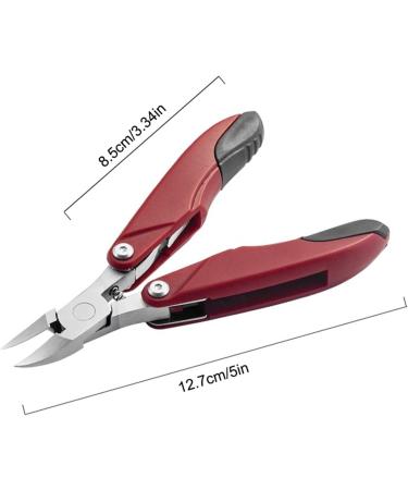 Nail Clipper for Thick Nails Nail Nipper Stainless Steel Beauty Pedicure Care Clipper Portable Travel DIY Trimming Clipping Salon Pocket Foot Plier Scissors (Color : C White) - Buy Online on GoSupps.com