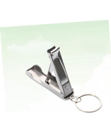 FRCOLOR Stainless Steel Nail Clipper Stainless Steel Nail Clippers Folding Nail Clipper Stainless Steel Bottle Opener Key Chain Strength - Buy Online on GoSupps.com