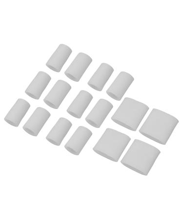 Toe Cushion Tube 8 Pairs - Silicone Toe Separator Sleeves for Overlapping Toes & Bunion Corrector - Buy Online on GoSupps.com