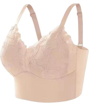 Liangtuohai Glatter BHS Women s Seamless Padded Sports Bra - Comfort Sleep Tops & Longline Corset in Beige (5XL) - Buy Online on GoSupps.com