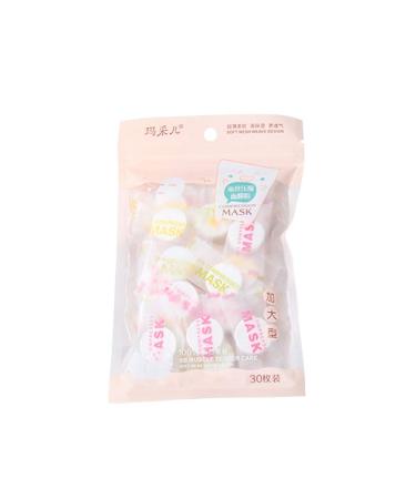 Lurrose 30pcs Compressed Face Mask Cotton Sheet Disposable Silk Ultra-thin Masks Skin Moisturizing Paper for Women