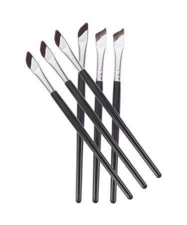 BIUDECO 1 Set Brow for Eyebrows Angled Concealer Brush Precision Concealer Brush Eyeliner Tool Black Nylon