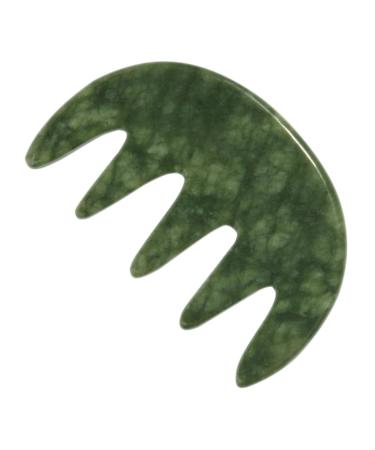 Collbath Jade Massagekamm Jade Massagekamm Jade Handwerk Massagekamm Tool To scratch the scalp body massage Tool Reliable massage comb Creative massage comb