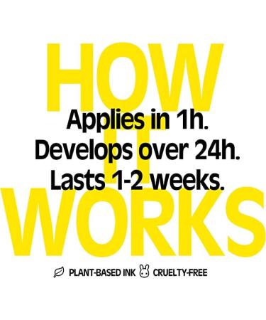 Inkbox Freehand Ink Temporary Tattoos - Long Lasting 2 Week Temporary Tattoo Kit (1 fl oz, Pack of 2) - Buy Online on GoSupps.com