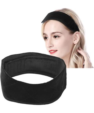 Headband Velvet Headwrap Wide Headband Workout Hair Band for Women Yoga Running Girls(black) - Buy Online on GoSupps.com