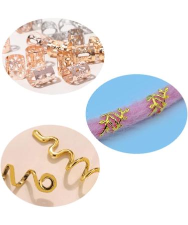 Sctmda Dreadlocks Jewellery 47 Pieces Braids Beads Hair Accessories Adjustable Aluminium Dreadlocks Cuffs Hair Accessory Set Braids Hair Accessories Hair Dreadlocks Accessories for Braids Decorations - Buy Online on GoSupps.com