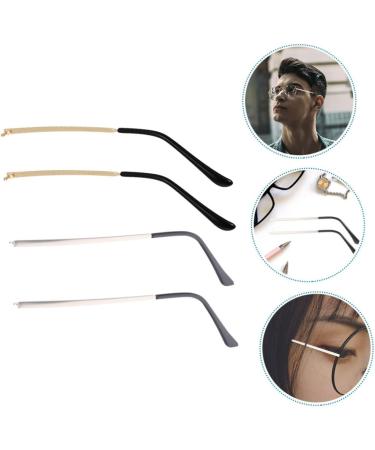 Ultechnovo 10 Pairs of Metal & Plastic Glasses Replacement Legs - Durable Spectacle Arm & Sunglasses Brackets with Screwdriver - Color Sorted 5 St. Pack - Buy Online on GoSupps.com