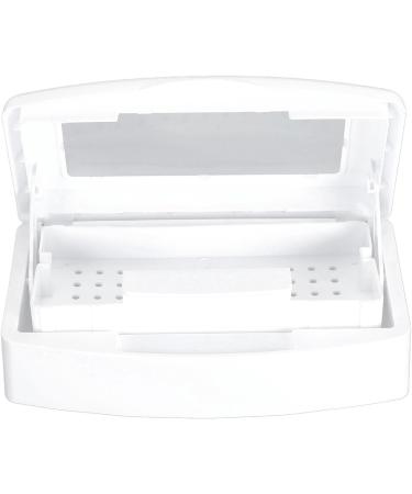 Nail Tool Clean Tray Filter Layer Nail Tool Cleaning Box Portable for Travel (White) - Buy Online on GoSupps.com