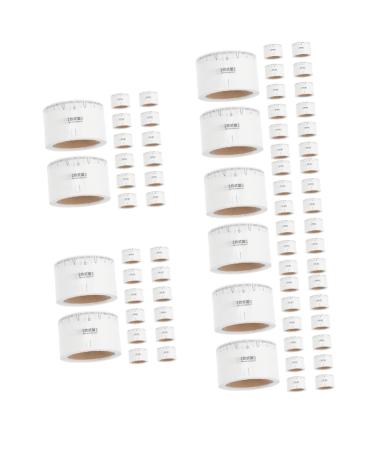 FOMIYES 250 Pcs Eyebrow Mapping Kit Disposable Marker Eyebrow Ruler Eyebrow Stickers Cosmetic Bag Conjoined