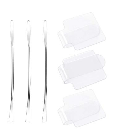 Jubaopen 3 Set Professional Make Up Palette for Women Mixture Place of Acrylic Cosmetic Mix-Mixed Palette with Spatula Makeup Hand Hand for beginners Maskilders - Buy Online on GoSupps.com