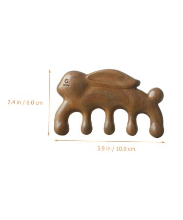 CLISPEED Green Sandalwood Massage Comb Set - 2pcs Facial Massager & Scalp Comb for Relaxation - Buy Online on GoSupps.com