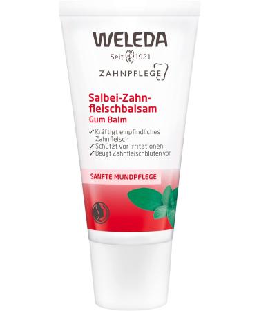 Weleda Bio Sage Gums Balm - Natural Dental Care for Sensitive Gums (30 ml) | Mild Toothpaste for Fresh Breath - Buy Online on GoSupps.com