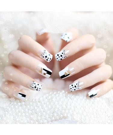 Dajidafu Press on Nails Removable Salon Artificial Manicure Patch Wearable Professional False Nail Tips Girls Supplies - Buy Online on GoSupps.com