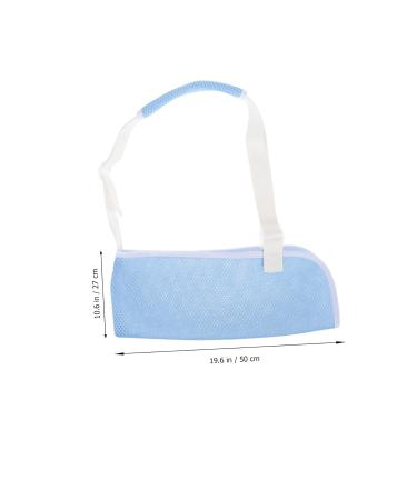 GLEAVI Wrist Sling Children's Arm Sling Arm Sling for Wrist Injury Arm Sling Suspend Wrist Strap Net The Shoulder 50X27CM Sky-blue - Buy Online on GoSupps.com