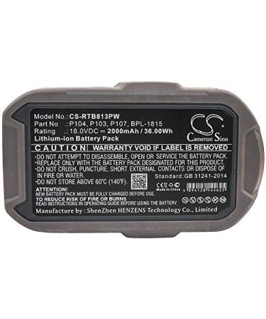 High-Quality Battery Replacement for Ryobi P103 P104 P105 P106 P107 P108 P193 P194 - International Shipping Available - Buy Online on GoSupps.com