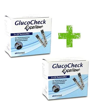 GlucoCheck Excellent Starter Set - 110 Blood Glucose Test Strips mmol/l | International Shipping Available - Buy Online on GoSupps.com