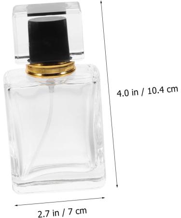 Ipetboom Perfume Spray Bottle Essential Oil Perfume Refillable Perfume Sprayer Atomizers for Essential Oils Crystal Perfume Bottle Sprayer Bottle Mini Perfume Dispenser Travel Square Glass - Buy Online on GoSupps.com