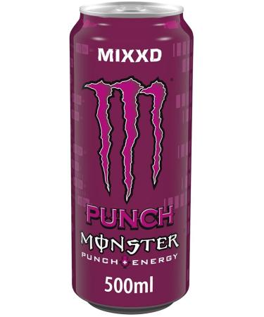 Monster Energy Mixxd Punch - Caffeine Energy Drink | Refreshing 12 x 500ml Pack - International Shipping Available - Buy Online on GoSupps.com