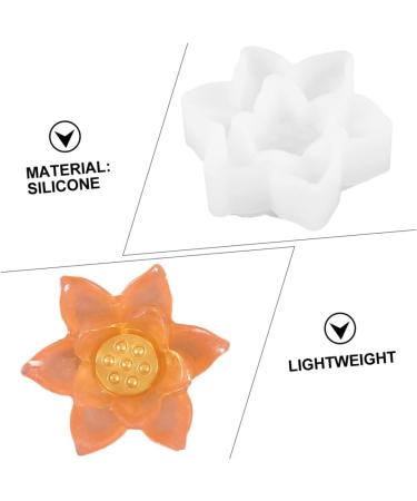 2 Pcs Silicone Mold Crystal Epoxy Silica Gel Decorations White - Buy Online on GoSupps.com
