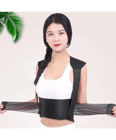 Self-Heating Magnetic Therapy Vest | X-Large Back Support & Pain Relief Belt for Men & Women - Posture Corrector & Neck Massager in Black - Buy Online on GoSupps.com