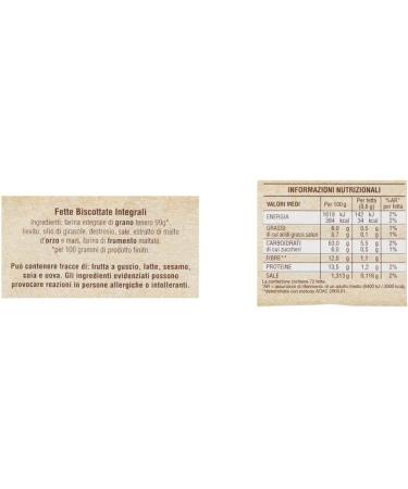  Mulino Bianco Volkoren Biscottate Grease 3 x Mulino Bianco Onion 630 g from Italy - Buy Online on GoSupps.com