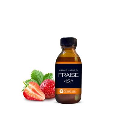 Néroliane Natural Strawberry Flavor 250 ml (without Coloring - No Preservative)