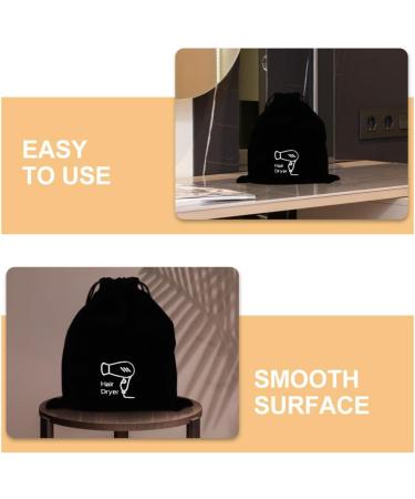 CRILSTYLEO 2pcs Velvet Bag Travel Makeup Bag Hair Dryer Travel Bag Hair Dryer Bag for Traveling Bag for Hair Dryer Blow Dryer Bag Drawstring Bag Hair Tools Travel Bag Hair Dryer Travel Pouch - Buy Online on GoSupps.com