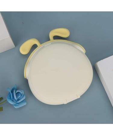 HURRISE Lighted Mirror Lightweight Mirror with Lights Travel Mirror 3000mAh USB Power Bank Compact Mirrors Travel Use for Home Use Touch Up Daily Use (Yellow) - Buy Online on GoSupps.com