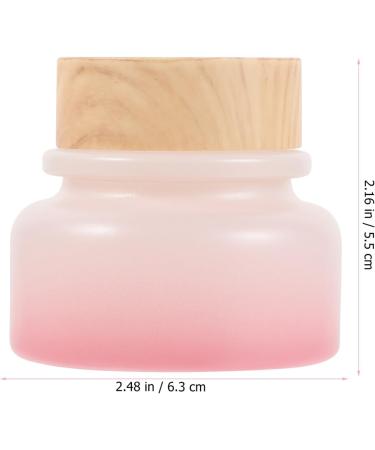 POPETPOP Small Cream Jar Sample Containers Lotion Jar Containers with Lids Small Jar Makeup Container Body Scrub Containers Sample Jars Buttercream Creami Travel Cosmetic Plastic Glass 6.3x6.3cm As Shown - Buy Online on GoSupps.com
