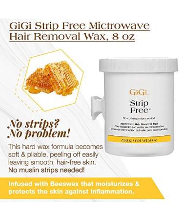 Gigi Spa Strip Free Microwave Hair Removal Wax - 8 oz (226g) | Smooth Skin Solution - Buy Online on GoSupps.com