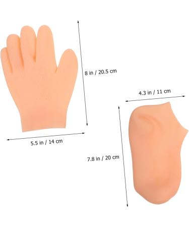 NUSITOU 1 Set Beauty Gloves Socks Overnight Moisturizing Gloves Women Moisturizing Gloves Moisturizing Gloves for Female Women Moisturizing Socks Moisturizing Gloves for Dry Hand - Buy Online on GoSupps.com