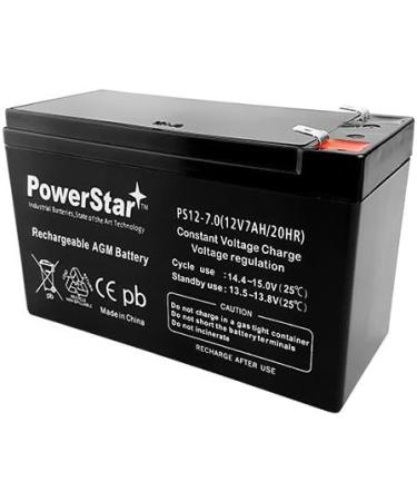 PowerStar 12V 7Ah Replacement Battery | SEC1075 Compatible | International Shipping Available - Buy Online on GoSupps.com