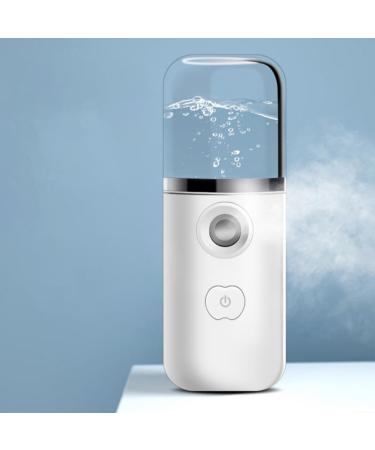 Beatifufu Hydrating Instrument Nano Facial Mister Mini Sprayer Cool Spa Handheld Facial Mister Face White Abs - Buy Online on GoSupps.com