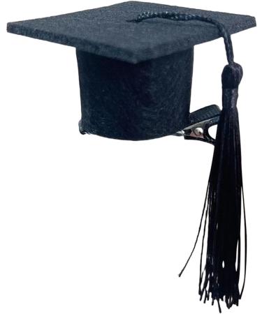 galeyyu Graduation Hat Hair Clip - Doctoral Hat Headband - Graduation Hat Hairpins Hat Inserts Graduation Accessories for Women Men Black - Buy Online on GoSupps.com
