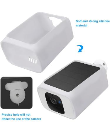 Fiorky Silicone Shell - Scratch-Resistant Protective Cover for Eufy Security S230 Solocam S40 | Weather-Resistant Outdoor Protection - White - Buy Online on GoSupps.com